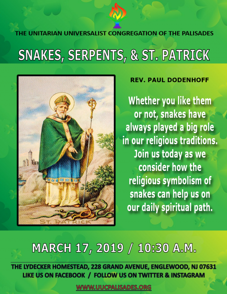 Snakes, Serpents, St. Patrick