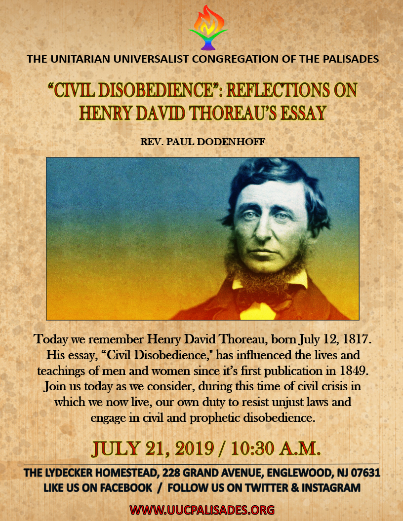 Henry David Thoreau And Civil Disobedience
