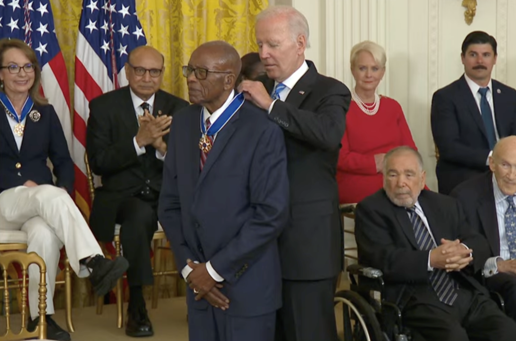 Mr. Fred Gray receives the Presidential Medal of Freedom